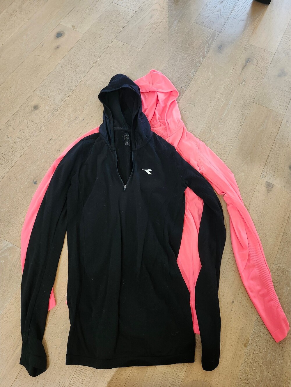 Diadora Bright Pink Hooded Athletic Top